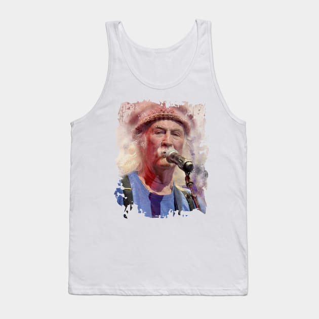 DAVID CROSBY-1 Tank Top by MufaArtsDesigns